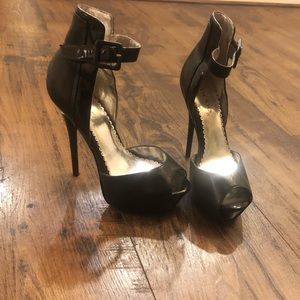Black bebe heels